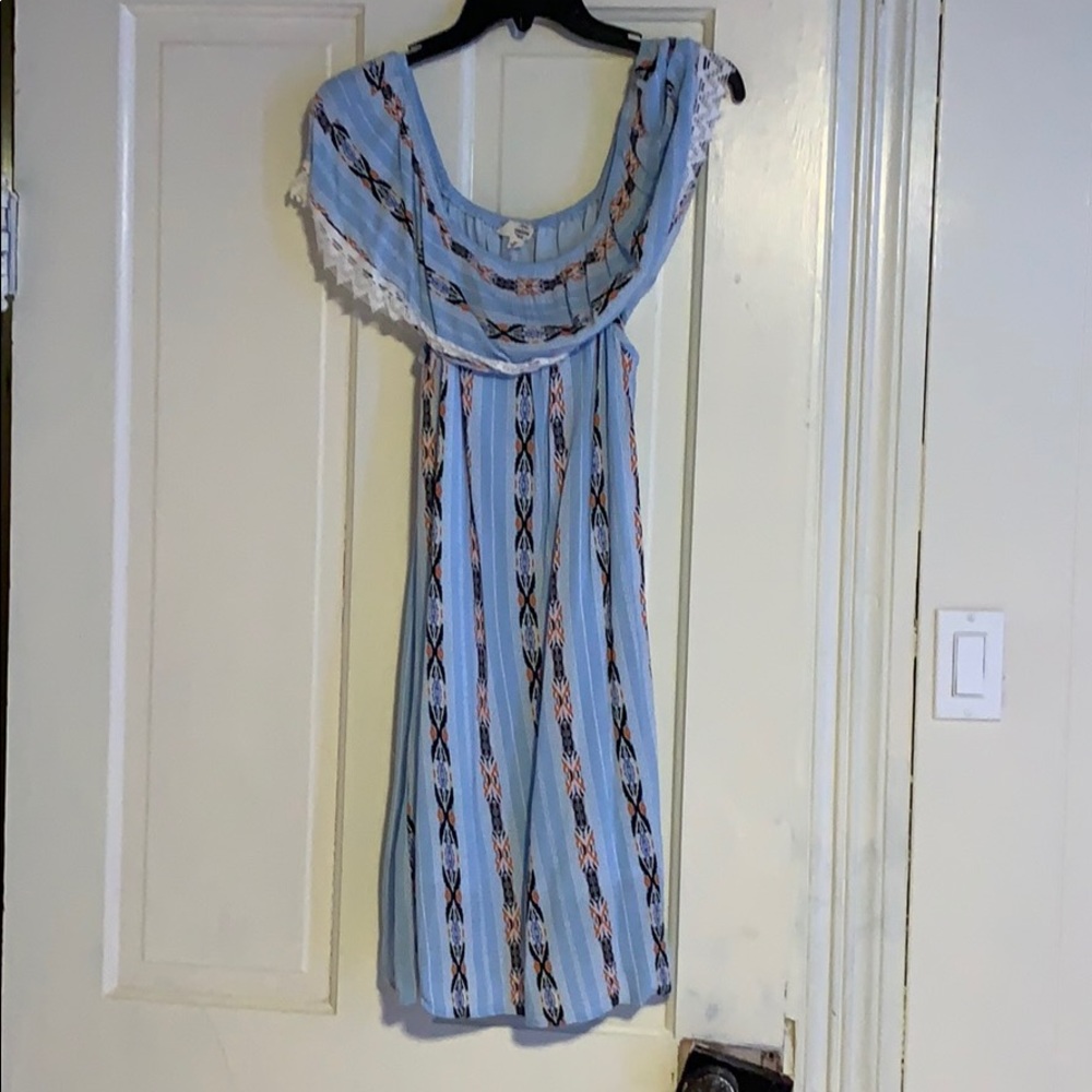 off the shoulder dress